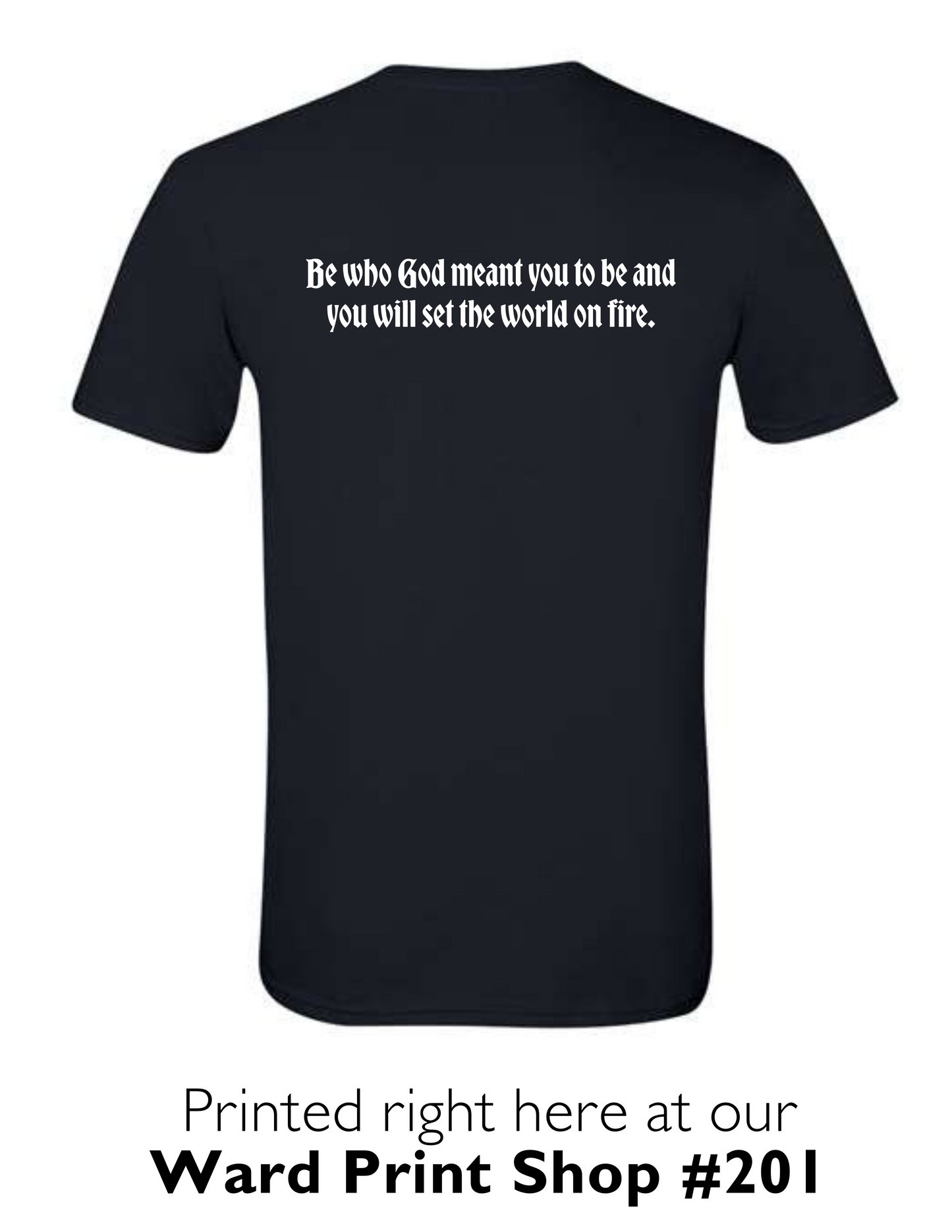 Sacred Heart & St. Catherine of Sienna Quote T-shirt