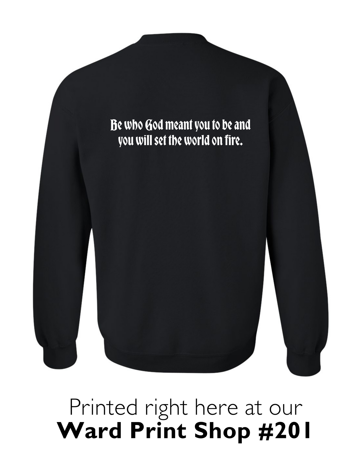 Sacred Heart & St. Catherine of Sienna Quote Sweatshirt