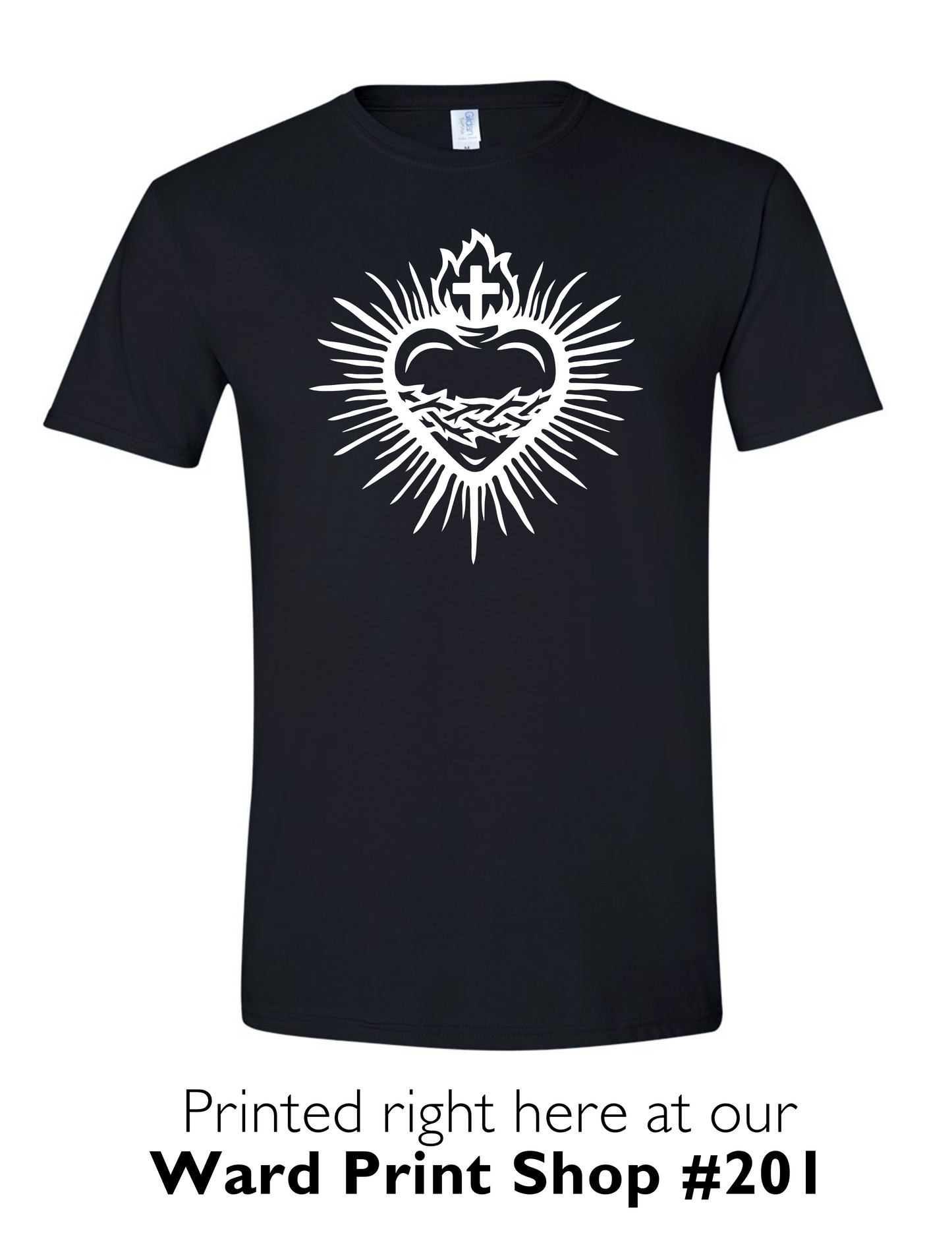 Sacred Heart & St. Catherine of Sienna Quote T-shirt